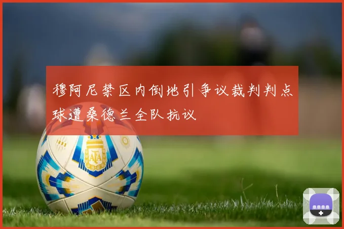 穆阿尼禁区内倒地引争议裁判判点球遭桑德兰全队抗议